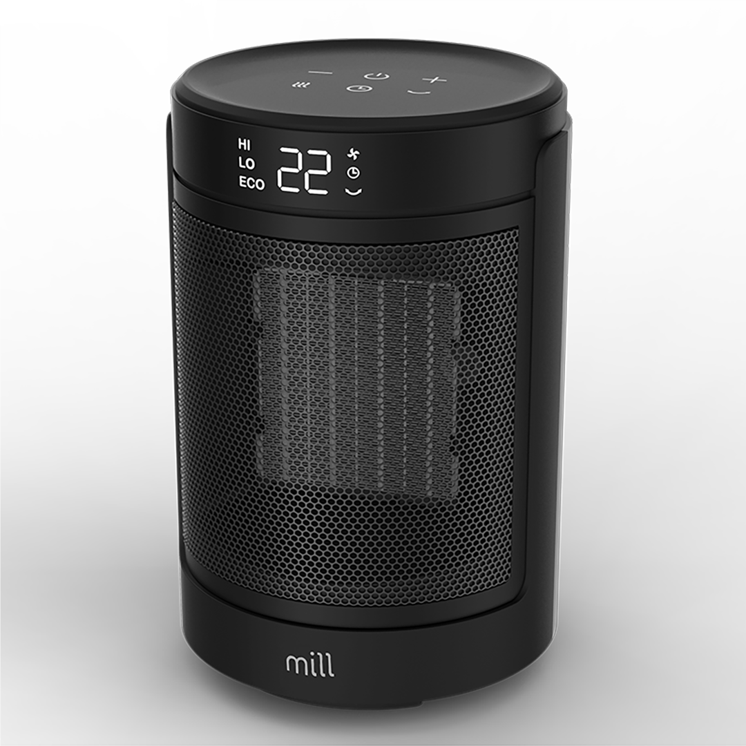 Mill, 1500 Вт, черный - Керамический термовентилятор