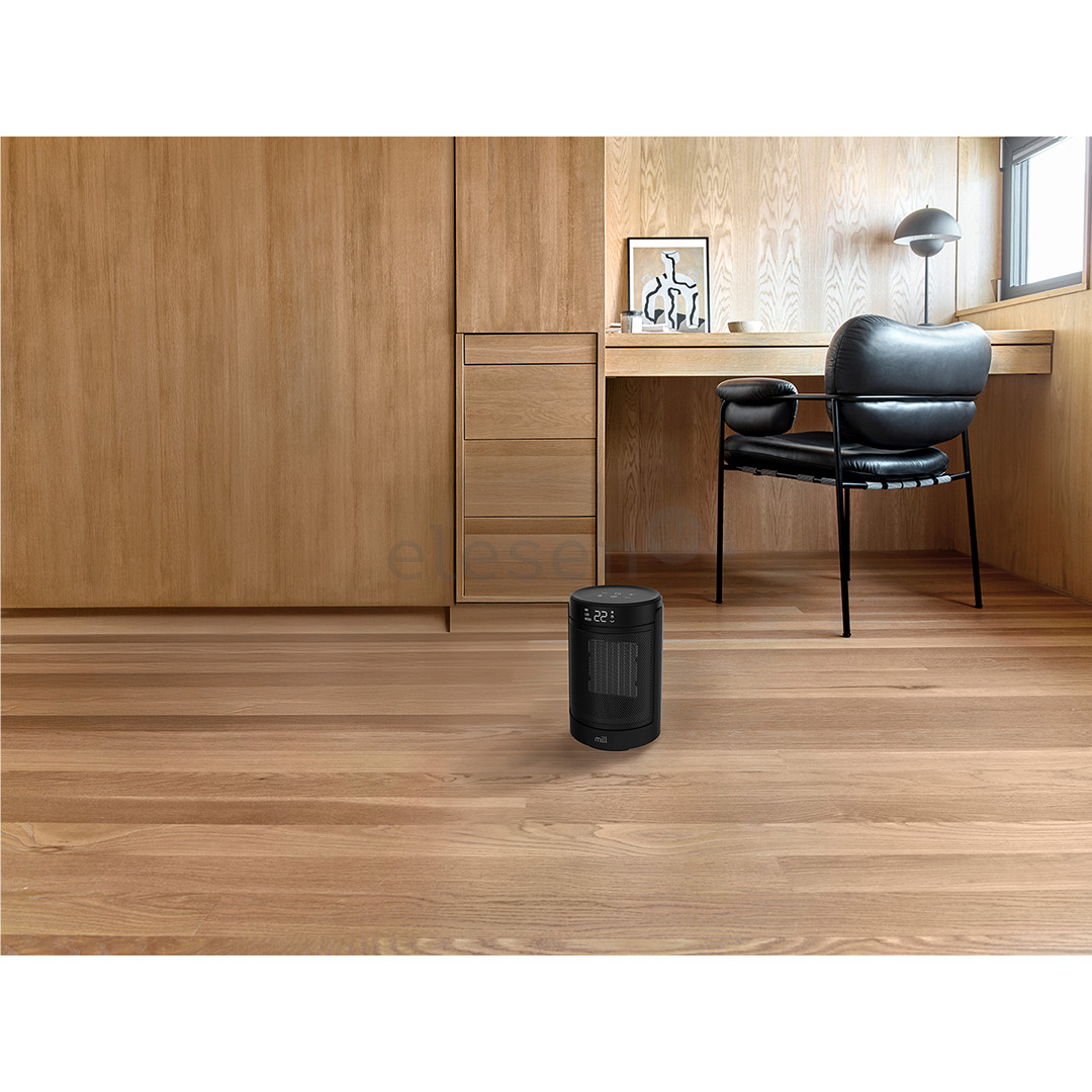 Mill, 1500 W, black - Ceramic fan heater