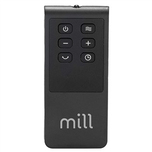 Mill, 1500 W, black - Ceramic fan heater