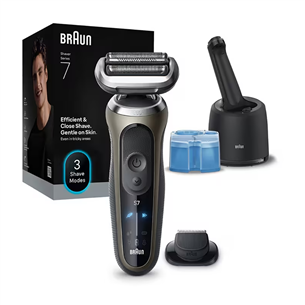 Braun Series 7, wet & dry, brown - Shaver 72-C7200CC