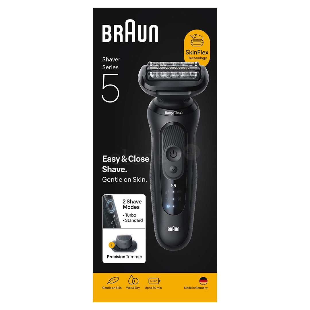 Braun Series 5, Wet & Dry, черный - Бритва