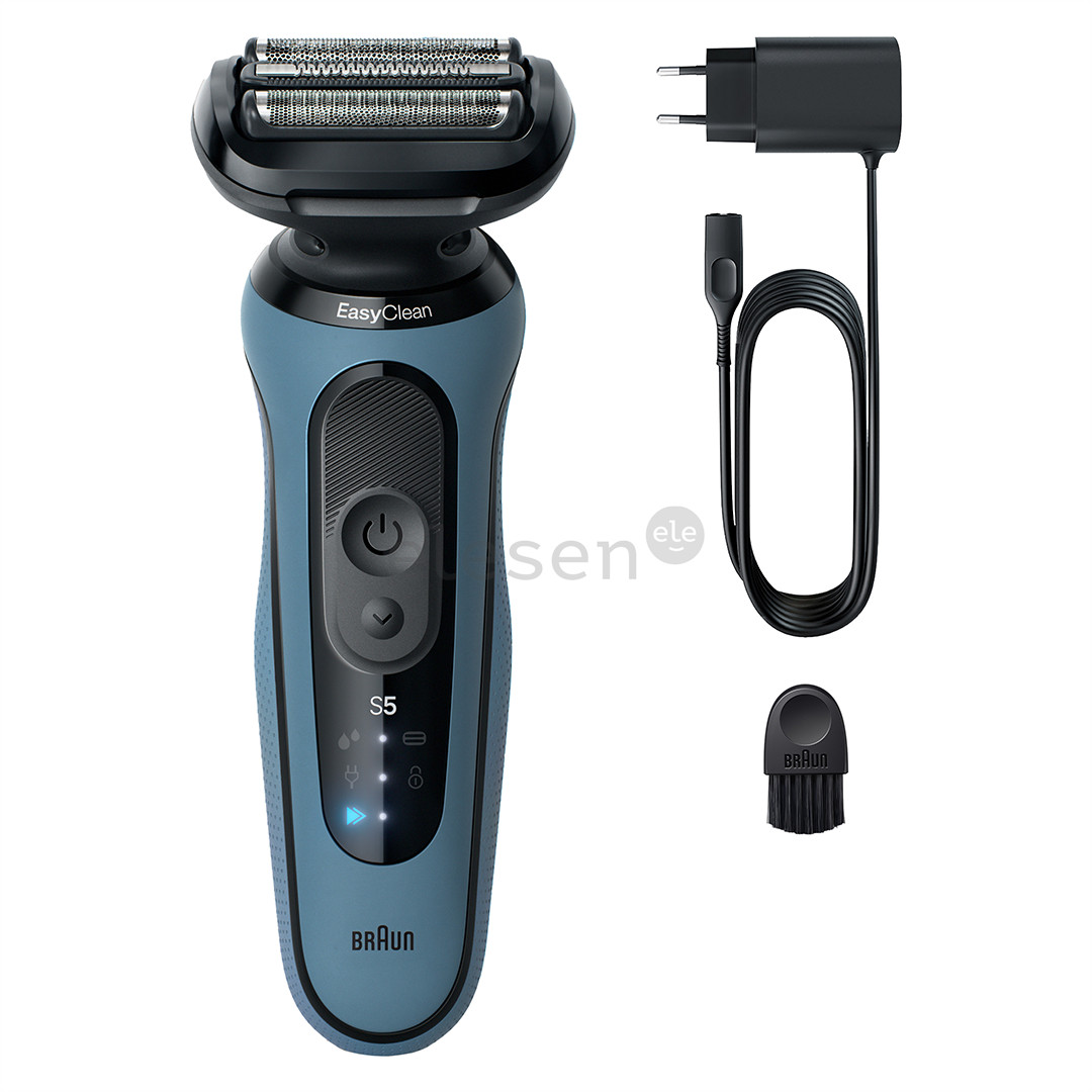 Braun Series 5, Wet & Dry, blue - Beard trimmer