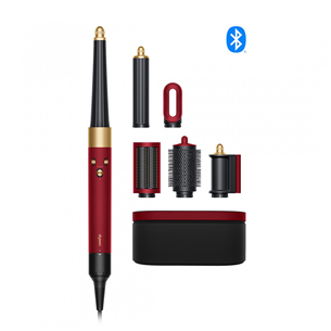 Dyson Airwrap i.d.™, Bluetooth®, 1300 W, Straight+Wavy, Red Velvet/Gold - Airstyler AIRWRAP.REDVELVET