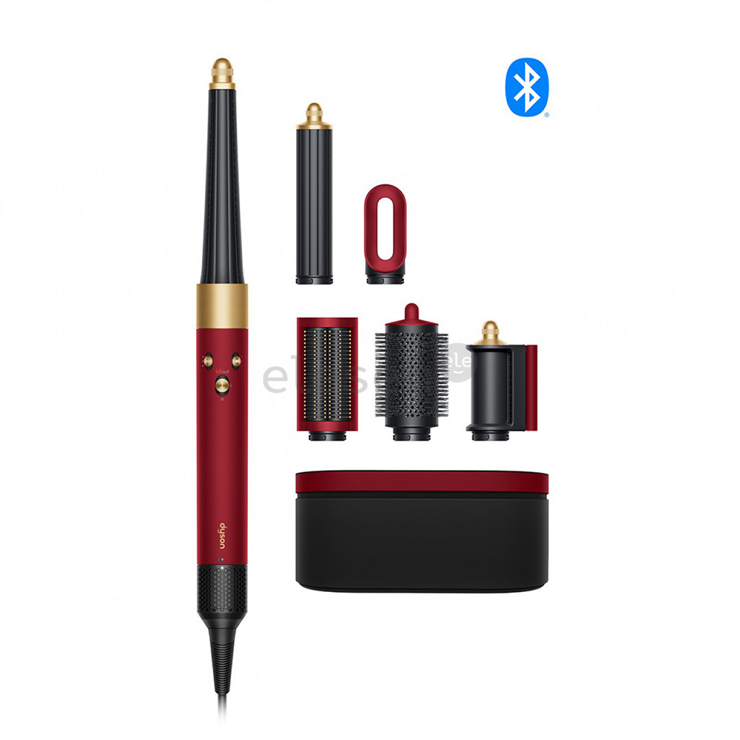 Dyson Airwrap i.d.™, Bluetooth®, 1300 W, Straight+Wavy, Red Velvet/Gold - Airstyler