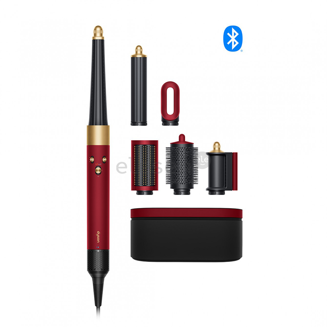 Dyson Airwrap i.d.™, Bluetooth®, 1300 W, Straight+Wavy, Red Velvet/Gold - Airstyler