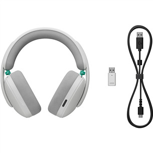 Logitech G325 LIGHTSPEED Wireless Gaming Headset, baltos - Belaidės ausinės