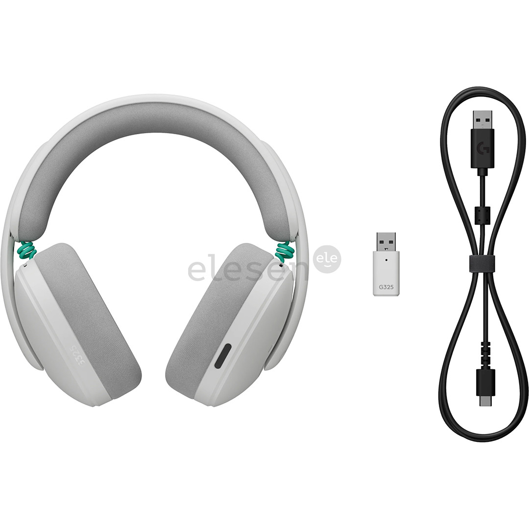 Logitech G325 LIGHTSPEED Wireless Gaming Headset, baltos - Belaidės ausinės