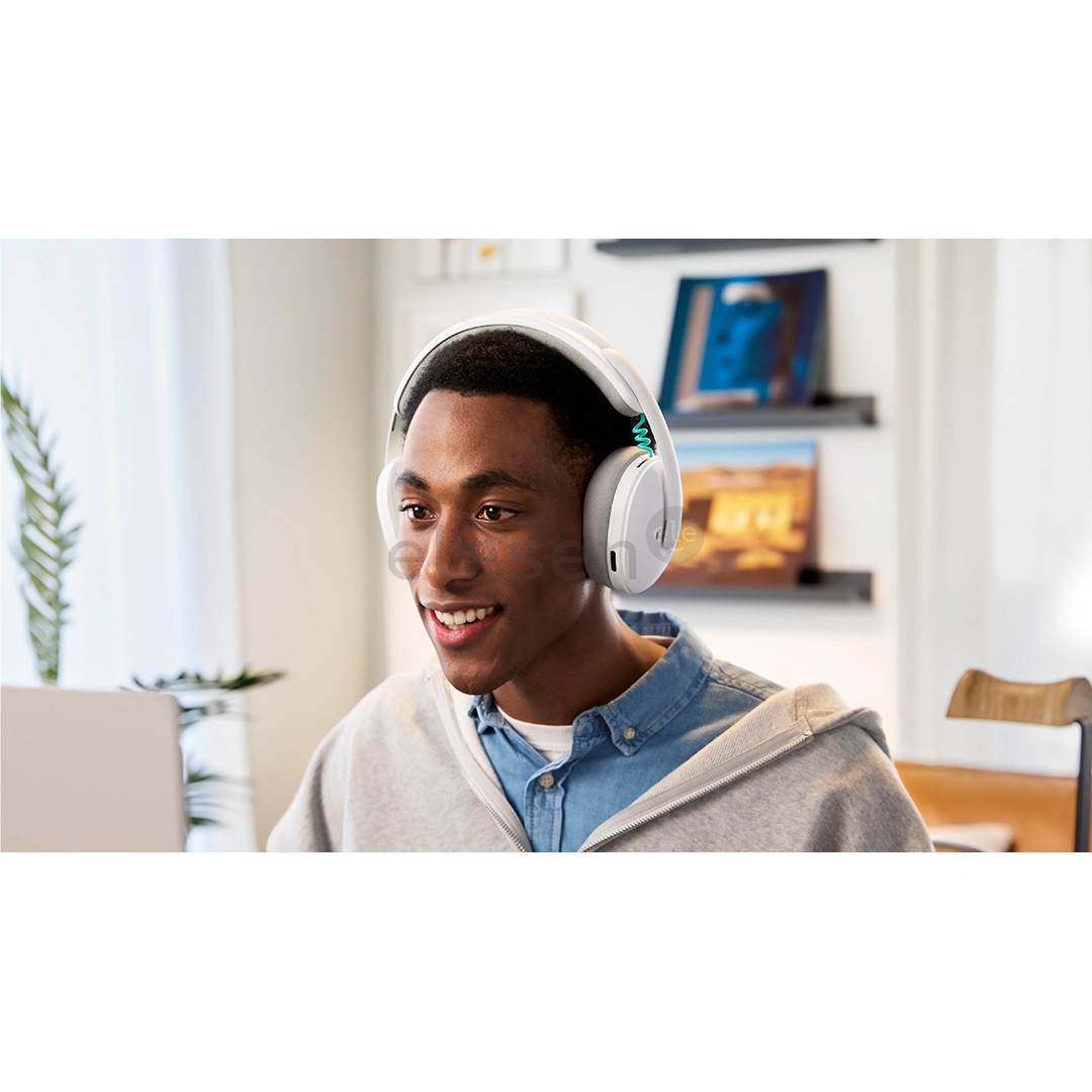 Logitech G325 LIGHTSPEED Wireless Gaming Headset, baltos - Belaidės ausinės