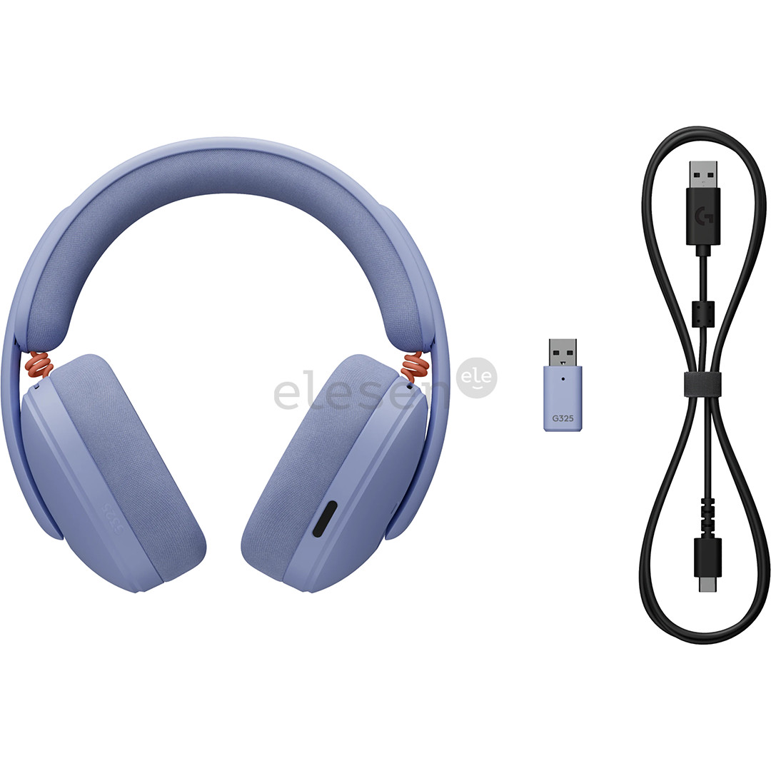Logitech G325 LIGHTSPEED Wireless Gaming Headset, violetinės - Belaidės ausinės