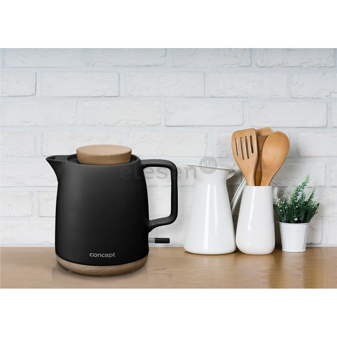 Concept, 1200 W, 1 L, black - Kettle