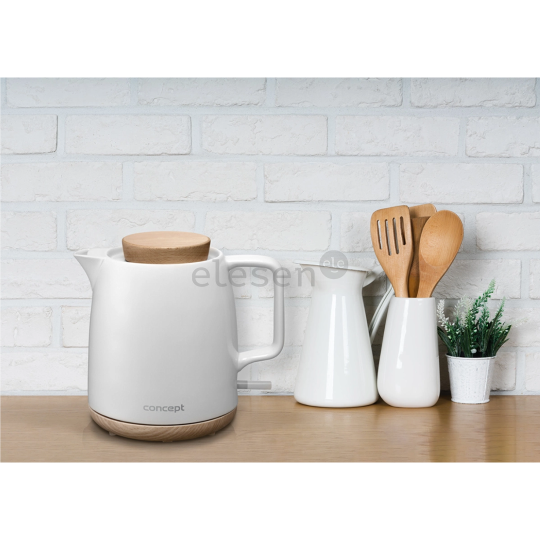 Concept, 1200 W, 1 L, white - Kettle
