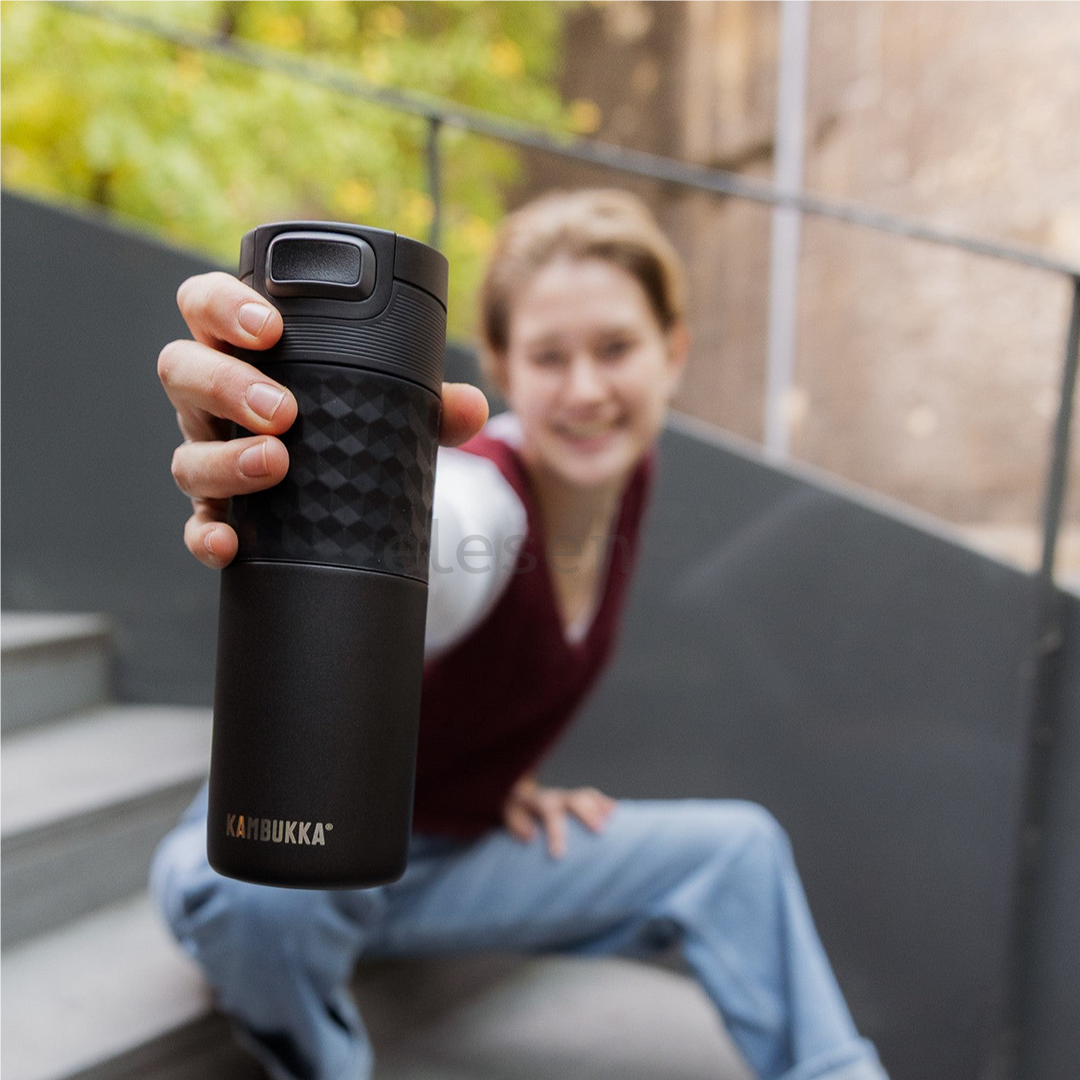 Kambukka Etna Grip, 500 ml, juodas - Termopuodelis