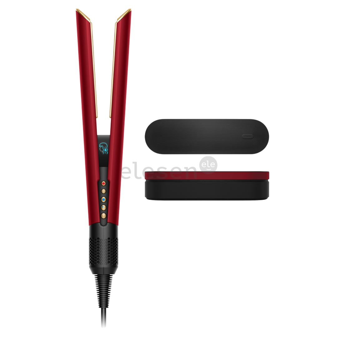 Dyson HT01 Airstrait, Red Velvet/Gold - Straightener