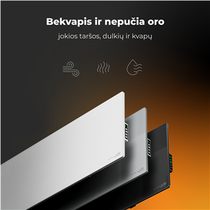 Aeno, 700 W, black - Premium Eco Smart heater