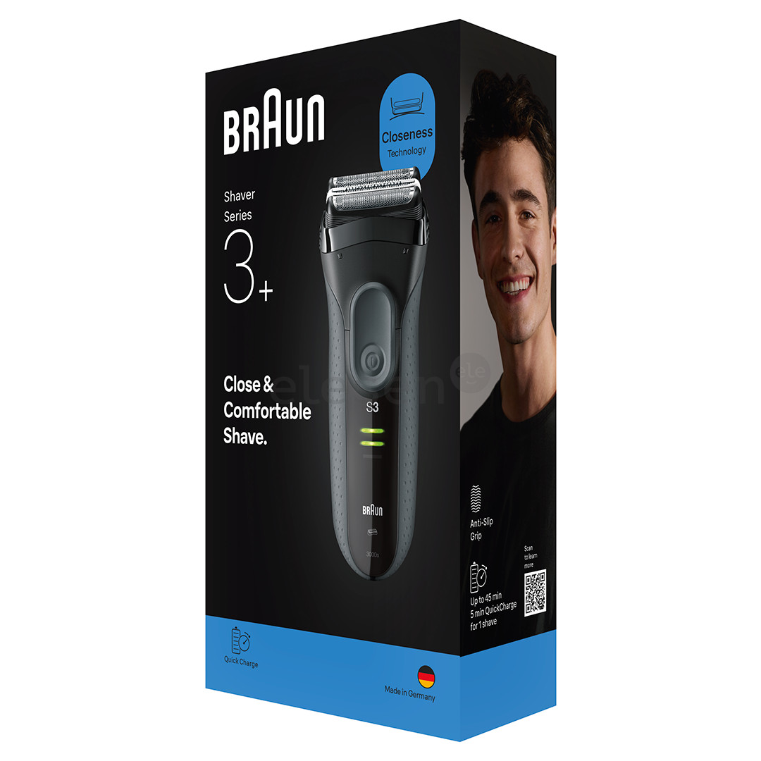 Braun Series 3+, grey - Shaver