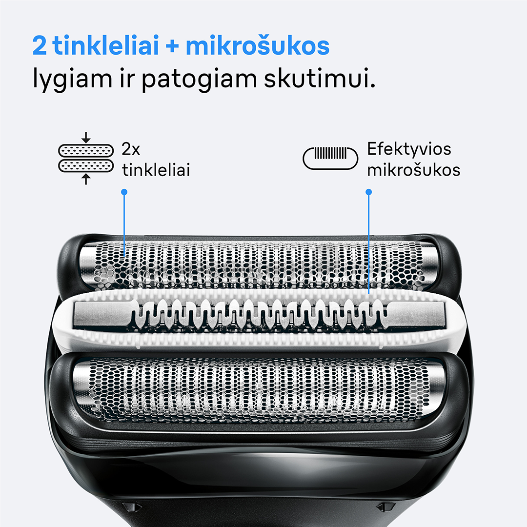 Braun Series 3+, серый - Бритва