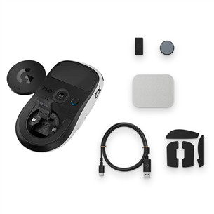 Logitech Pro X2 Superstrike, juoda - Belaidė pelė