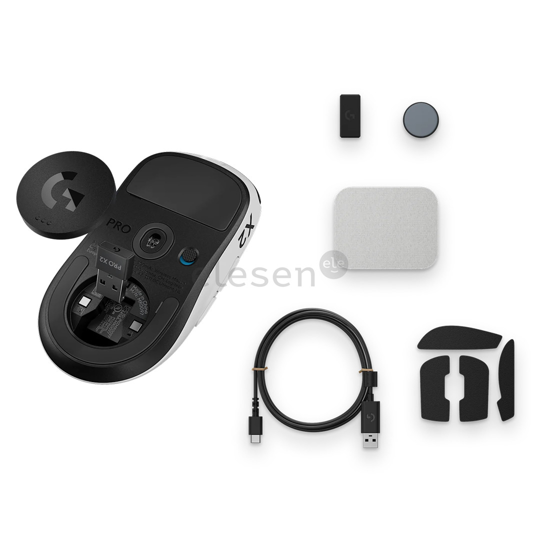 Logitech Pro X2 Superstrike, juoda - Belaidė pelė