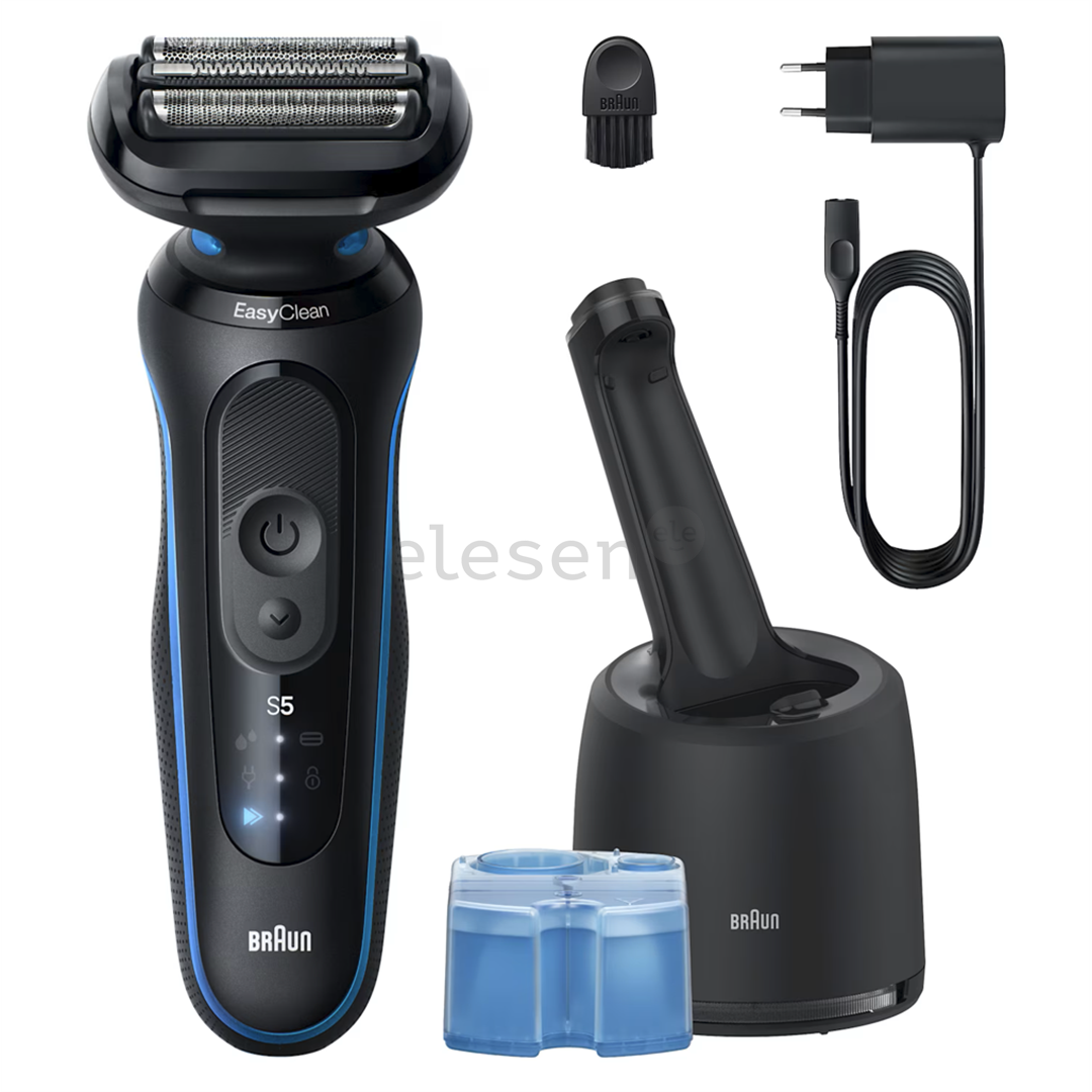 Braun Series 5, black/blue - Shaver