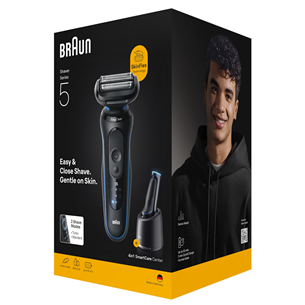Braun Series 5, black/blue - Shaver