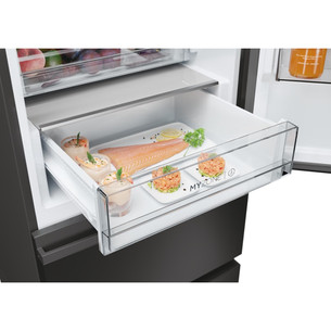 Haier 3D 60 Series 5, Total No Frost, 360 L, aukštis 185 cm, juodas - Šaldytuvas
