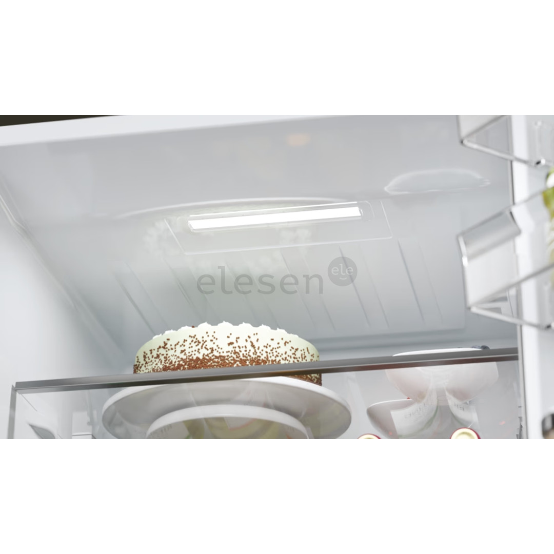 Haier 3D 60 Series 5, Total No Frost, 360 L, aukštis 185 cm, juodas - Šaldytuvas