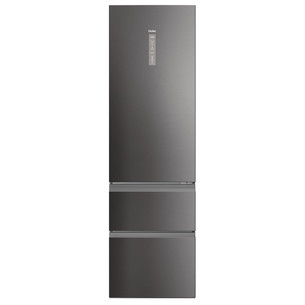 Haier 3D 60 Series 7, No Frost, 414 L, aukštis 205 cm, tamsaus nerūdijančio plieno - Šaldytuvas HTW7620DNMP