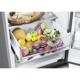 Haier 3D 60 Series 7, No Frost, 414 L, aukštis 205 cm, tamsaus nerūdijančio plieno - Šaldytuvas