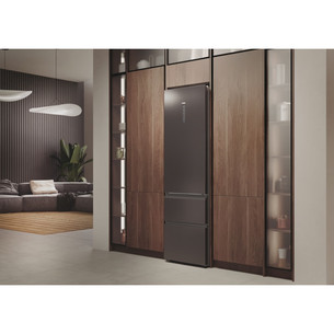 Haier 3D 60 Series 7, No Frost, 414 L, aukštis 205 cm, tamsaus nerūdijančio plieno - Šaldytuvas