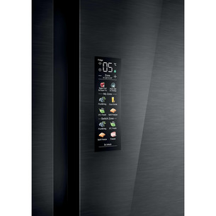 Haier S+ 4D 7, No Frost, 601 L, aukštis 190 cm, juodas - SBS Šaldytuvas