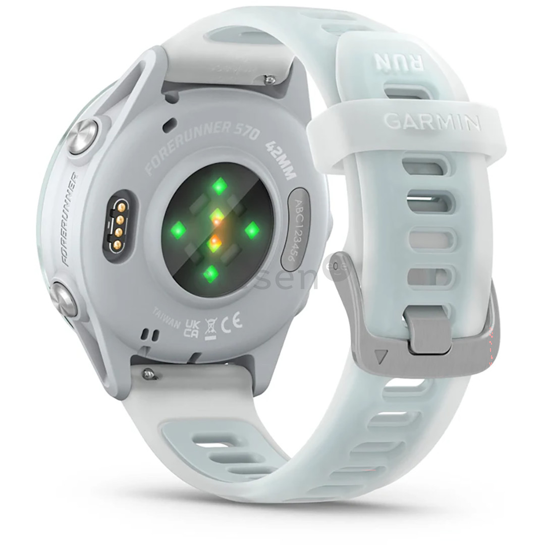 Garmin Forerunner 570, 42 мм, белый!голубой - Спортивные часы