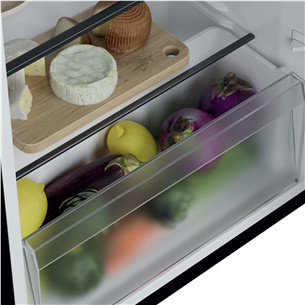 Candy City Mini Fridge 300, 114 L, aukštis 85 cm, juodas - Šaldytuvas