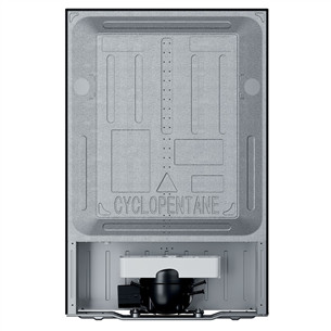 Candy City Mini Fridge 300, 114 L, aukštis 85 cm, juodas - Šaldytuvas