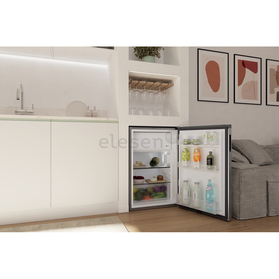 Candy City Mini Fridge 300, 114 л, высота 85 см, нерж. сталь - Холодильник