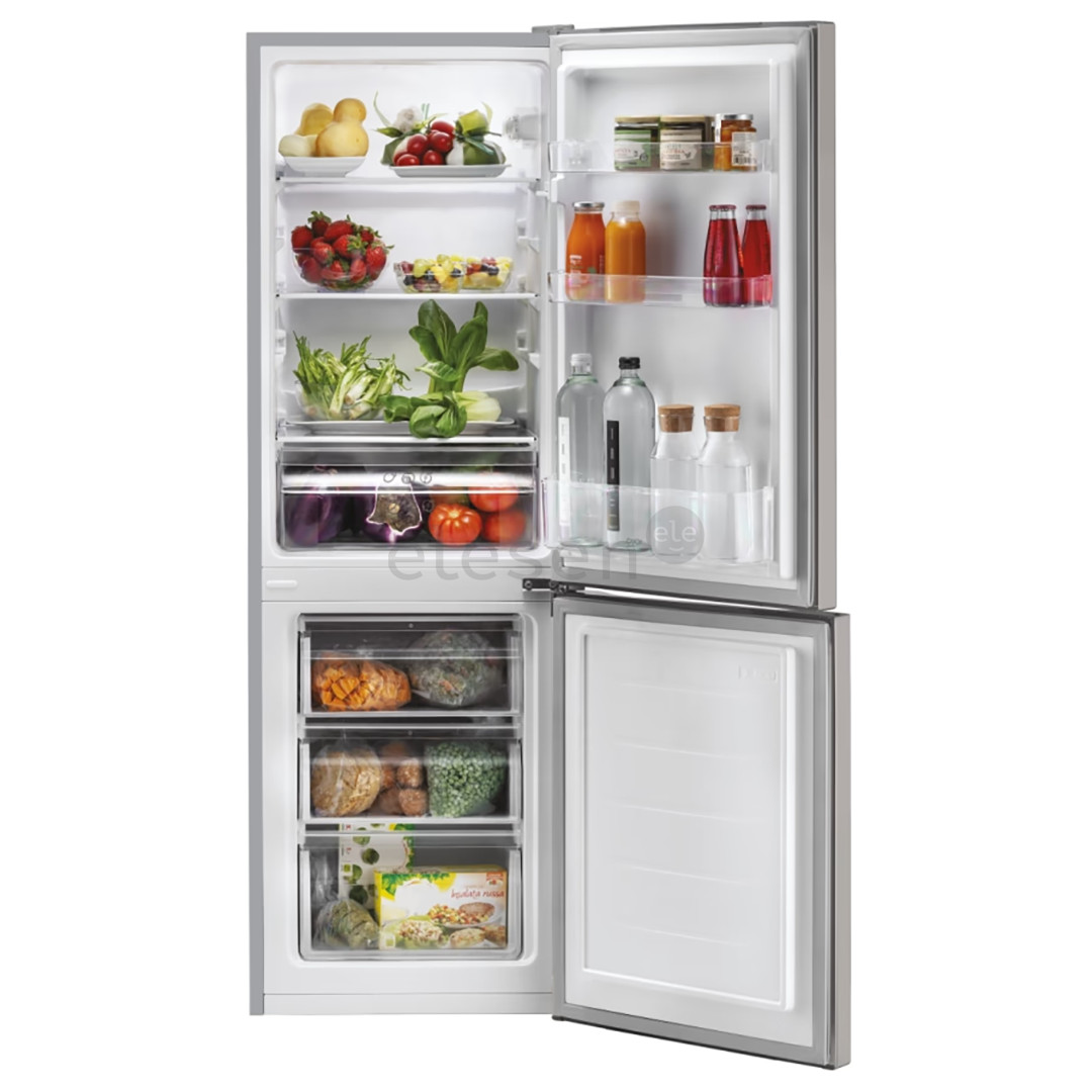 Candy, Low Frost, 157 L, aukštis 144 cm, sidabro spalvos - Šaldytuvas