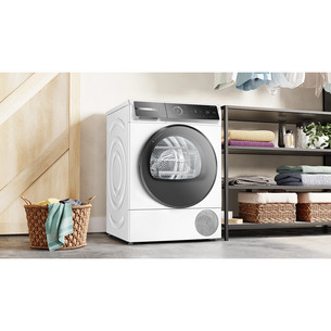 Bosch, Series 8, 9 kg, gylis 61,3 cm, balta - Džiovyklė