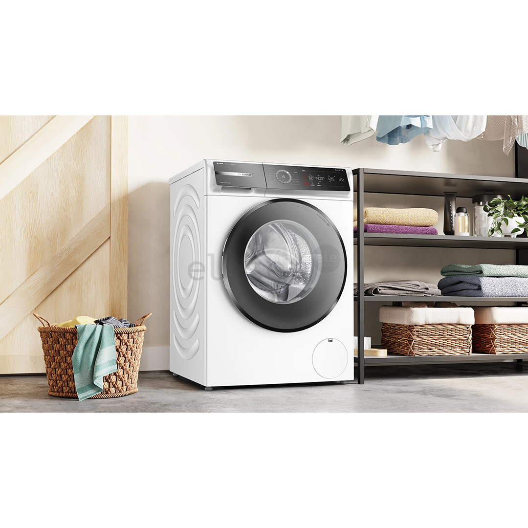 Bosch Series 8, iDos, 9 kg, depth 59 cm, 1400 rpm, white - Front load washing machine