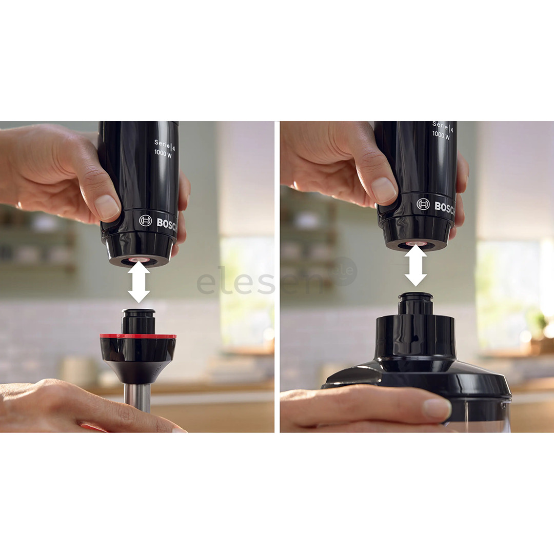 Bosch ErgoMaster, Series 4, 1000 Вт, черный - Погружной блендер