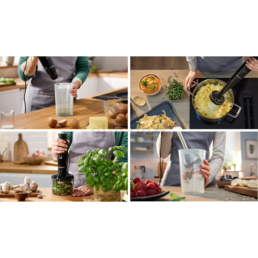 Bosch ErgoMaster, Series 4, 1000 Вт, черный - Погружной блендер