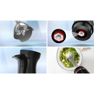 Bosch ErgoMaster, Series 4, 1000 W, juodas - Rankinis trintuvas