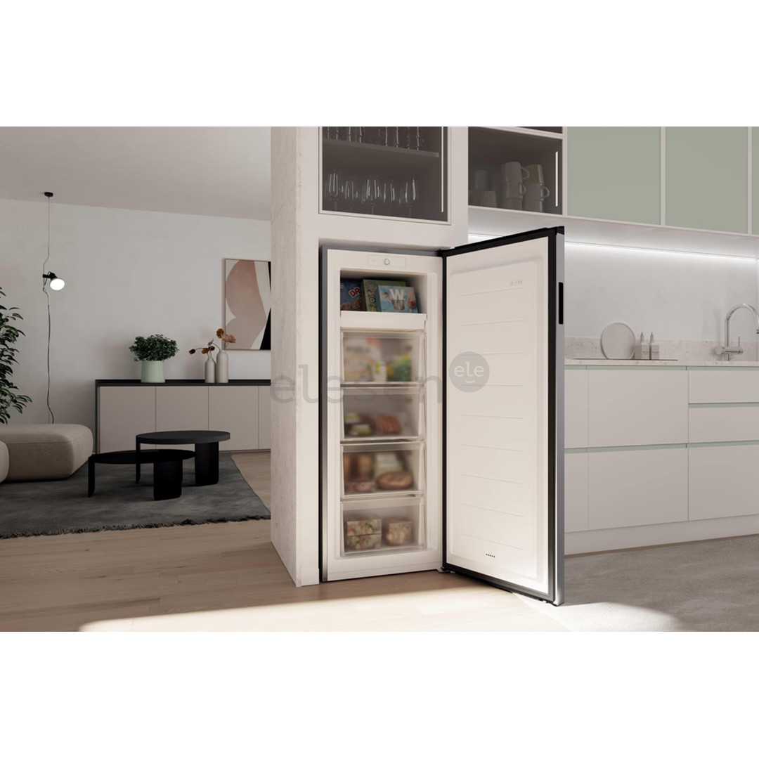 Candy Up Freezer 300, 169 L, height 138 cm, grey - Freezer