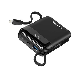 Canyon OnPower 104, 10000 мАч, черный - Внешний аккумулятор