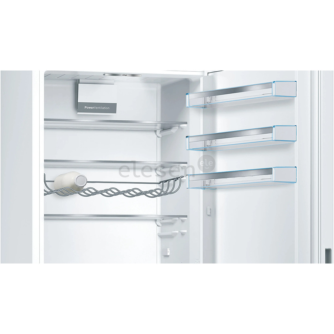 Bosch, Series 6, 419 L, aukštis 201 cm, baltas - Šaldytuvas