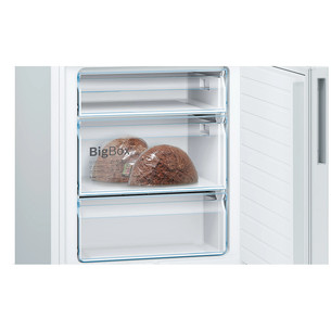 Bosch, Series 6, 419 L, aukštis 201 cm, baltas - Šaldytuvas