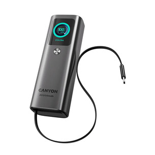 Canyon OnPower 265, 20000 мАч, черный - Внешний аккумулятор