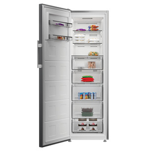 Whirlpool, 286 L, aukštis 187 cm, sidabro spalvos - Šaldiklis