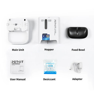 Petkit YumShare Dual-hopper 2, balta - Automatinė šėrykla su kamera