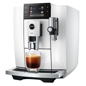 JURA E8 Piano White (ED), baltas - Kavos aparatas