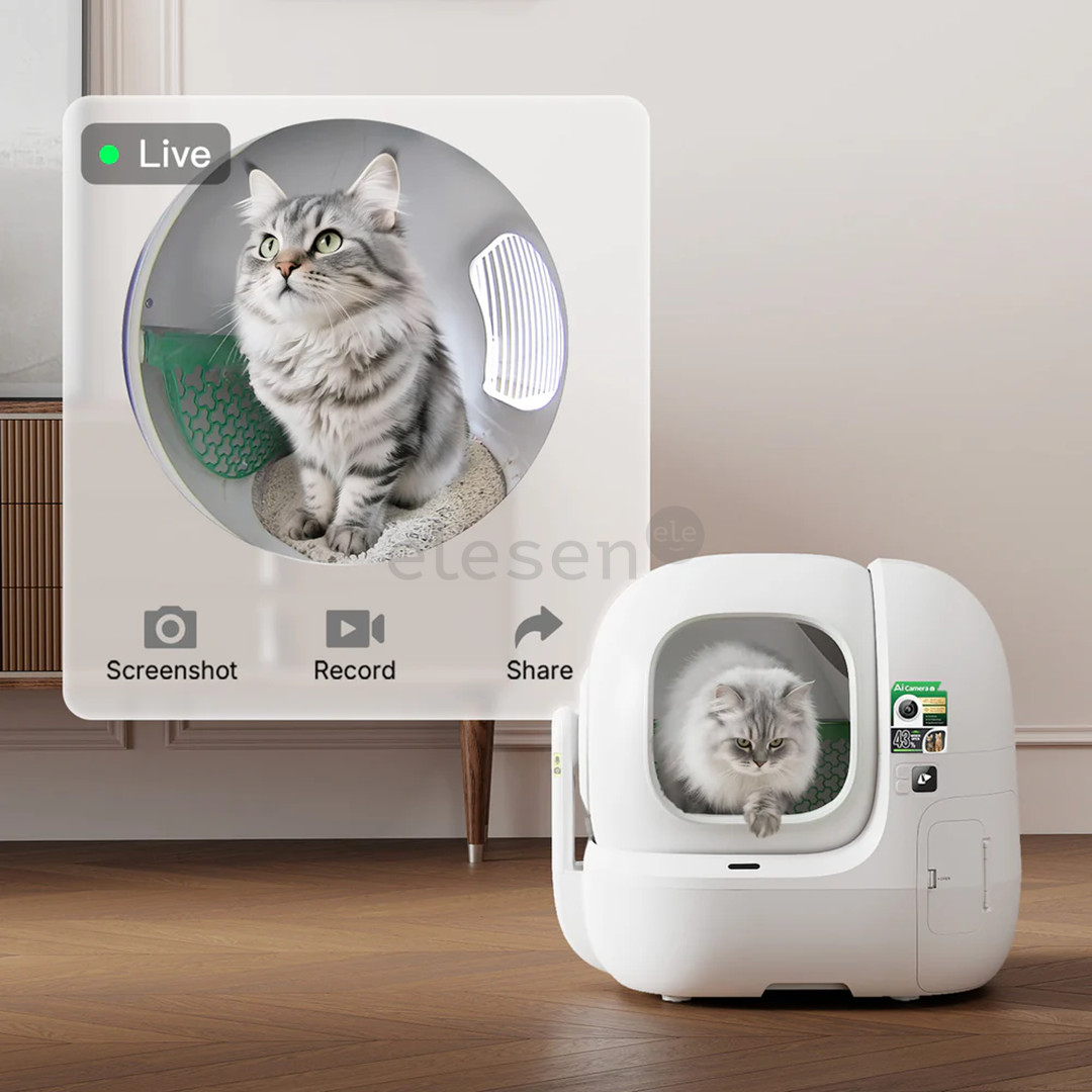 Petkit Purobot Max Pro 2, balta - Automatinė kačių kraiko dėžė