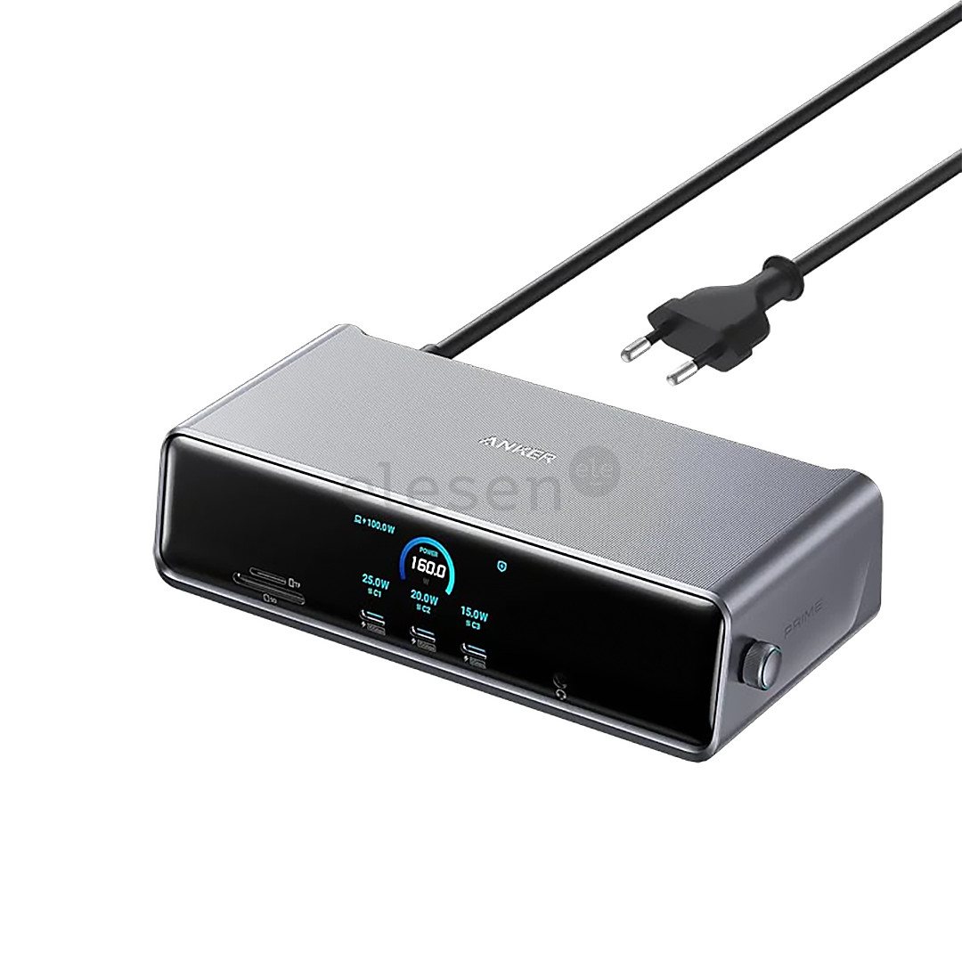 Anker Prime Triple Display, 140 W, grey - Docking station